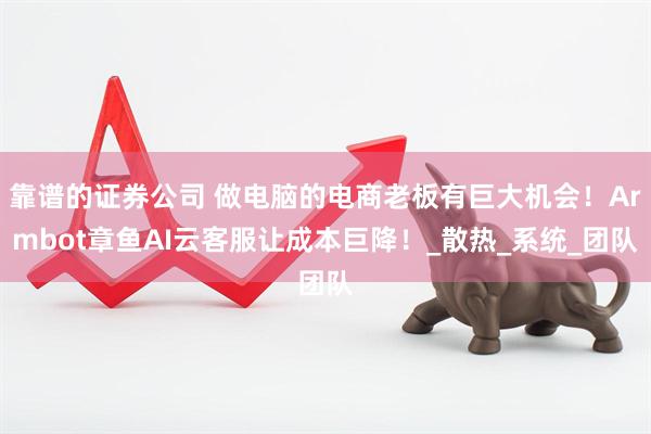 靠谱的证券公司 做电脑的电商老板有巨大机会！Armbot章鱼AI云客服让成本巨降！_散热_系统_团队